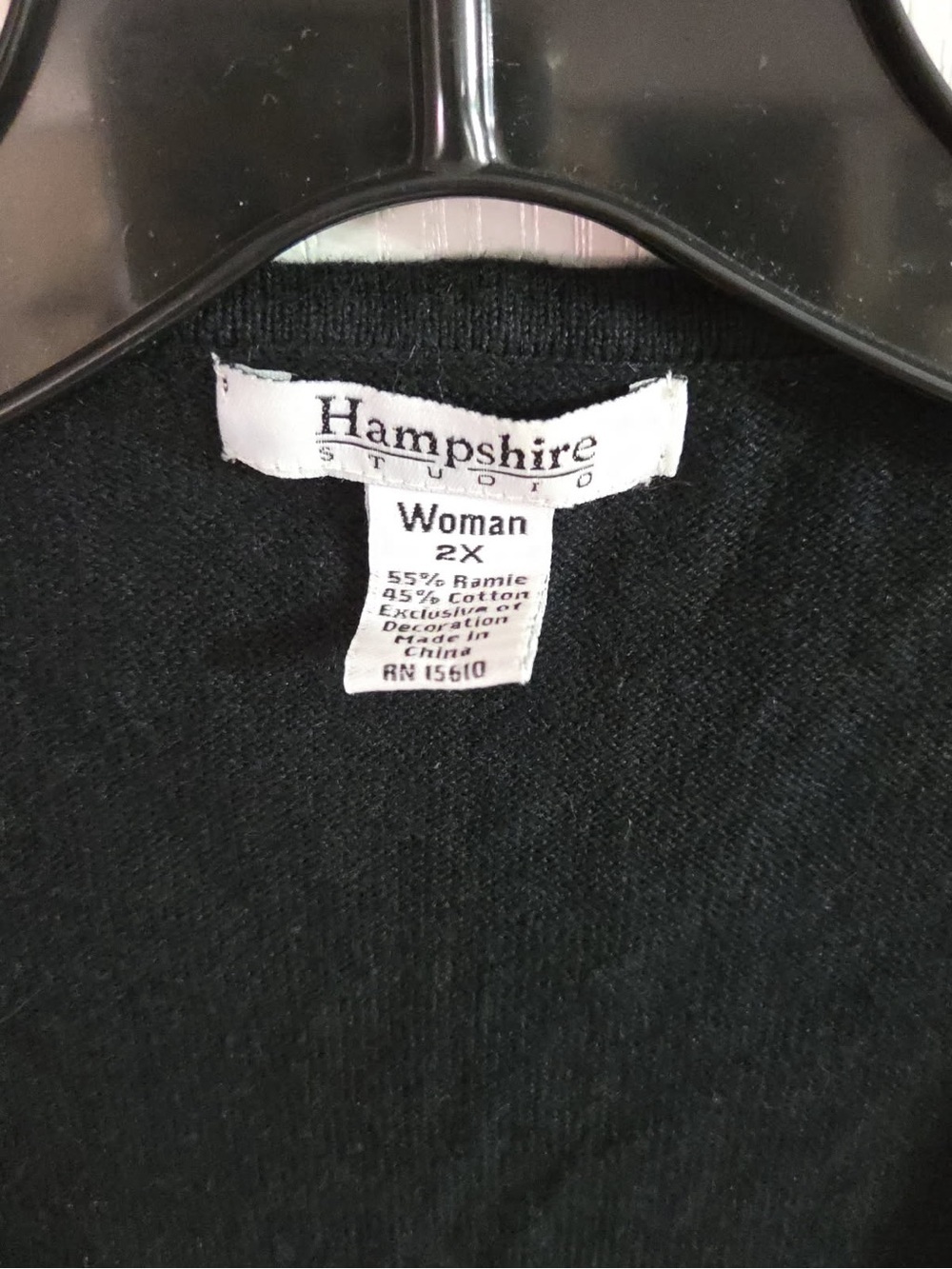 Hampshire Women’s Christmas Sweater Vest Sz 2X. JY-247 - Picture 2 of 3